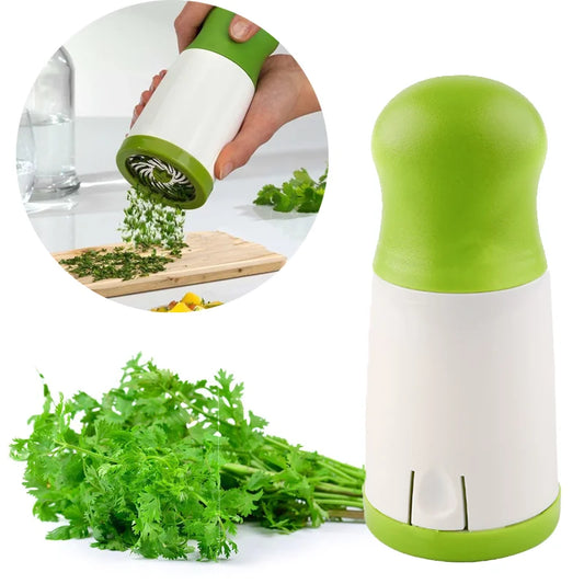Manual Herb Grinder Spice Mill Parsley Shredder Vegetable Cutter Coriander Mincer Chili and Cilantro Kitchen Tool Gadget